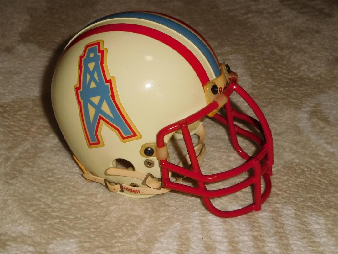 Riddell NFL アメリカンフットボール オイラース ミニヘルメット