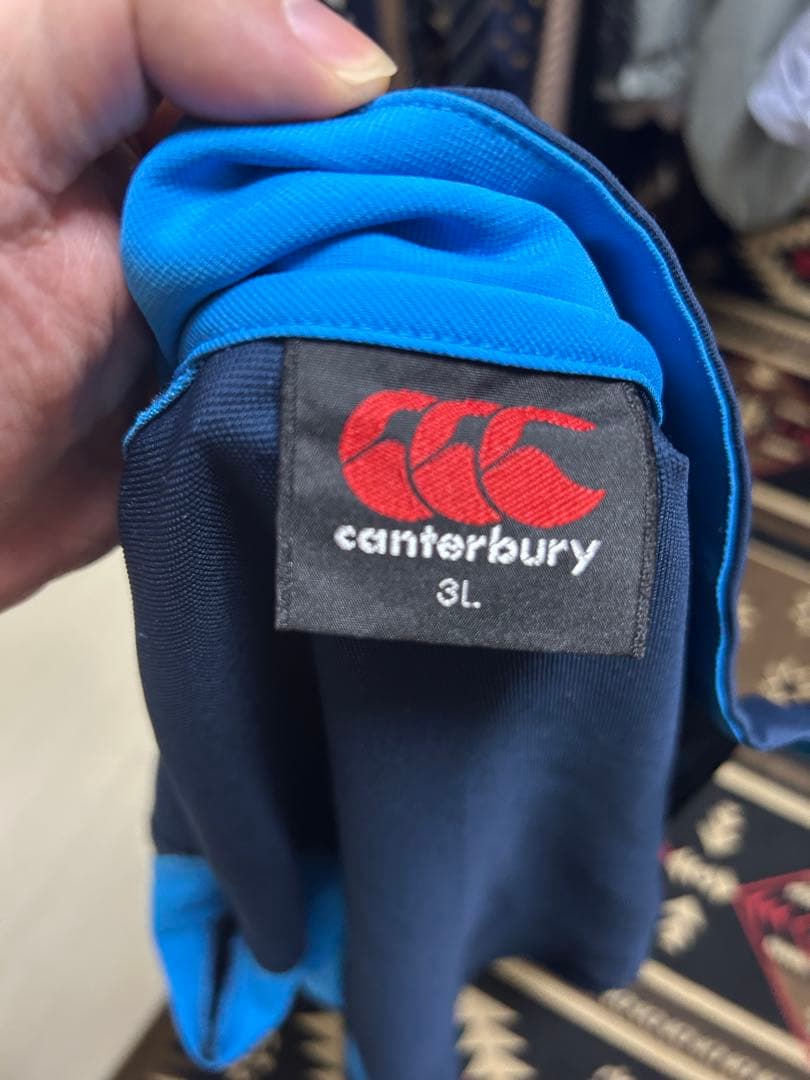 Canterbury カンタベリー セットアップ 3L ネイビー×ブルー