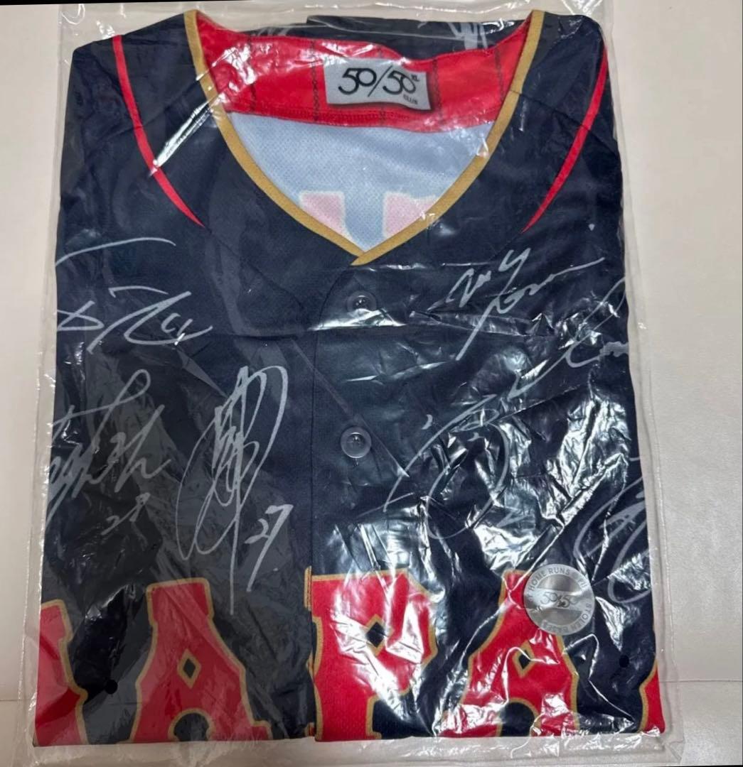 ノベルティ 非売品　大谷翔平　2023WBC 日本代表サインプリントユニフォーム