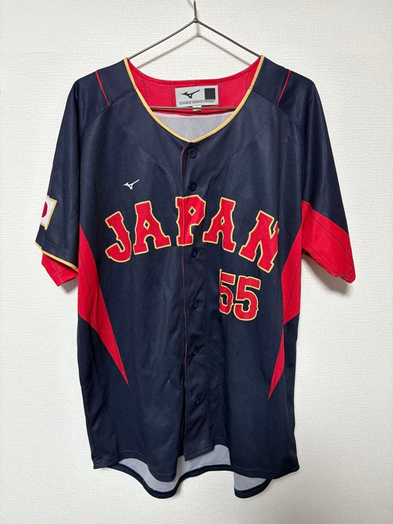 値下げ！2023 侍ジャパン　村上ビジタープリントユニフォーム