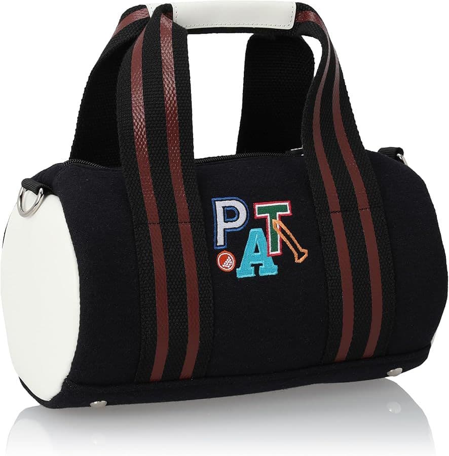 ①新品 PEARLY GATES カートバッグ カレッジワッペンシリーズ2way