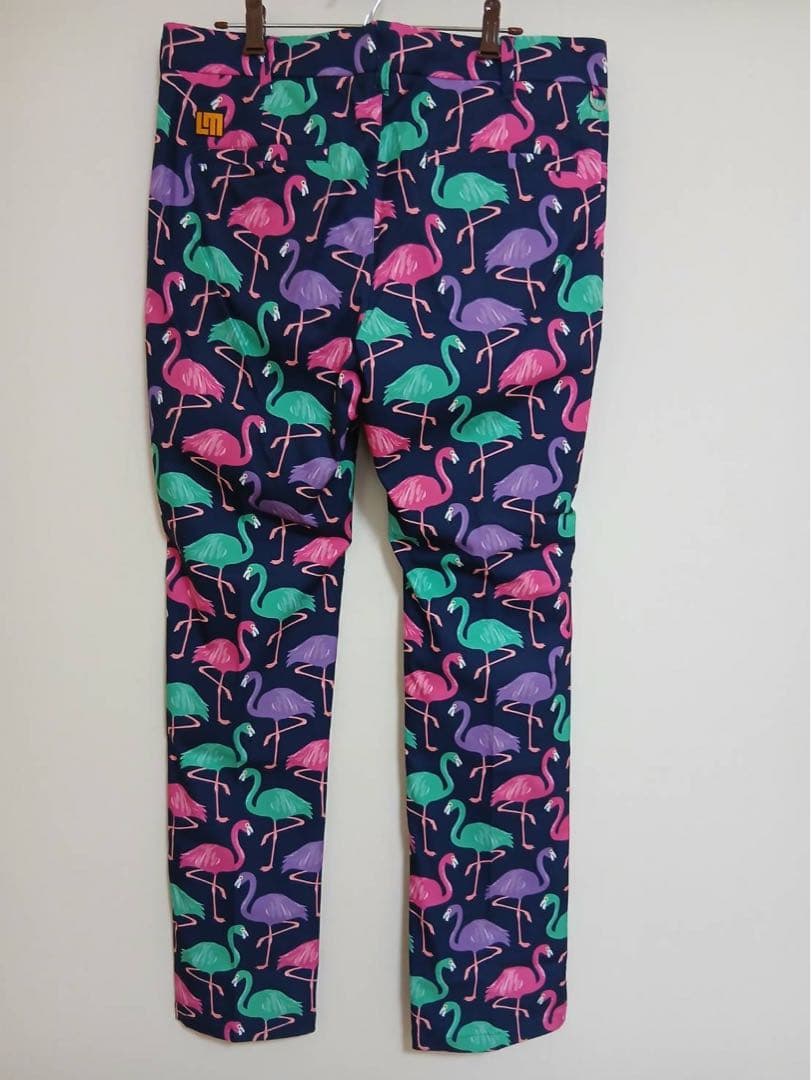 新品Loudmouth ラウドマウス メンズロングパンツワイルドフラミンゴズ