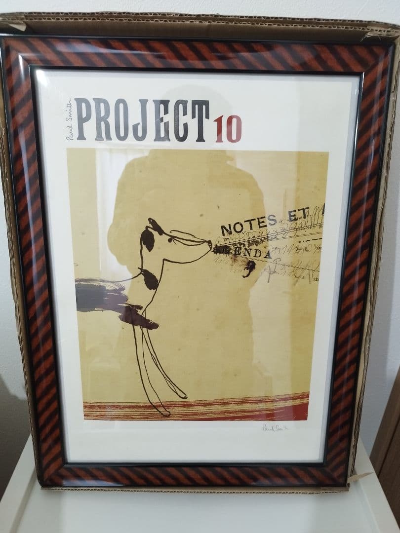 Paul Smith PROJECT 10 アート　複製原画　サイン入り