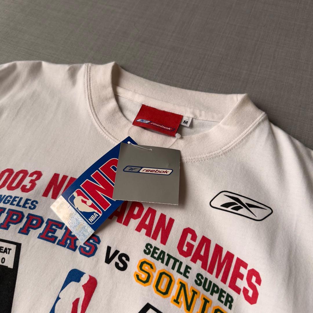 未使用 タグ付き Reebok 03s NBA ジャパンゲームズ Tシャツ M