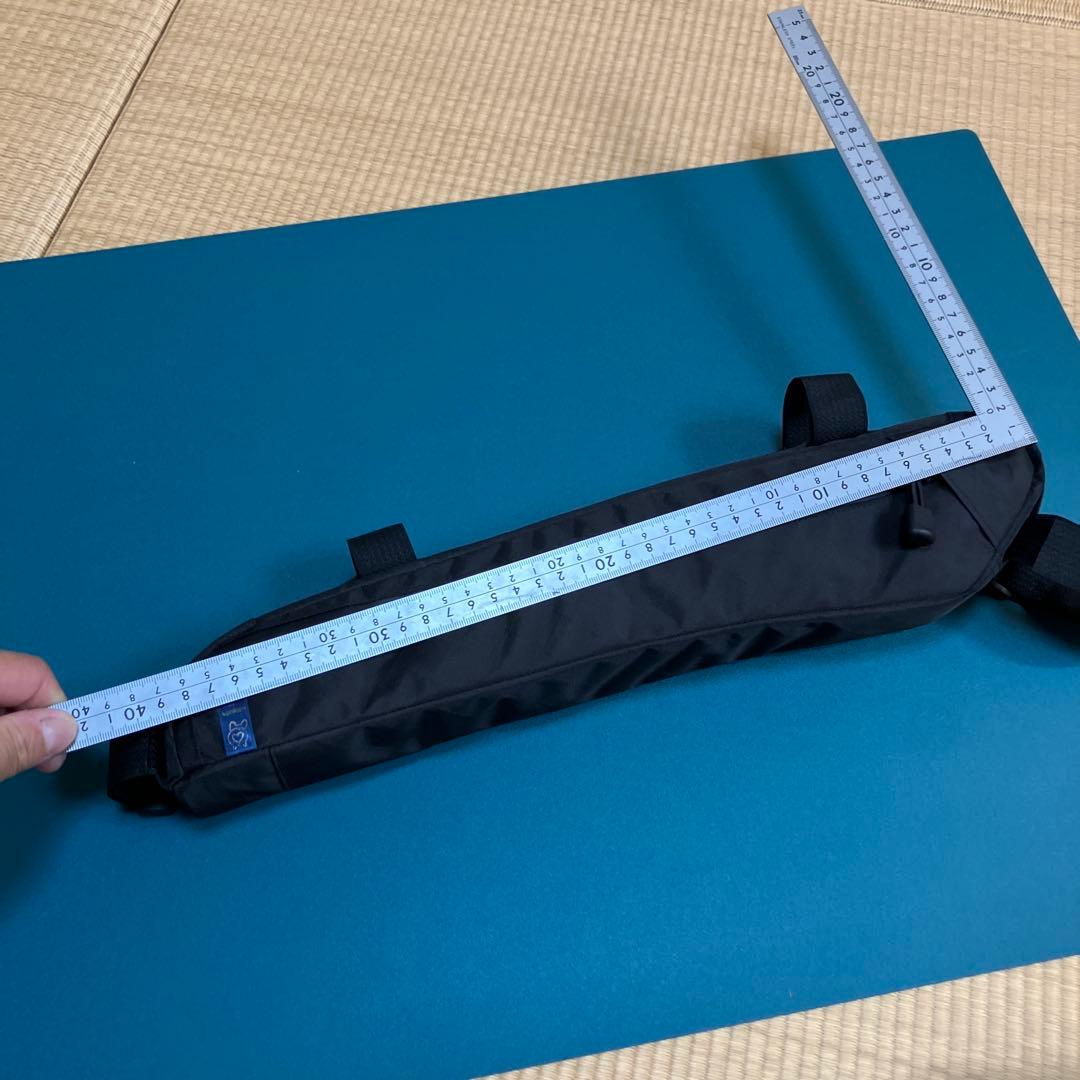 ハンドメイド　フレームバッグeco-pak ブラック　39.5cm