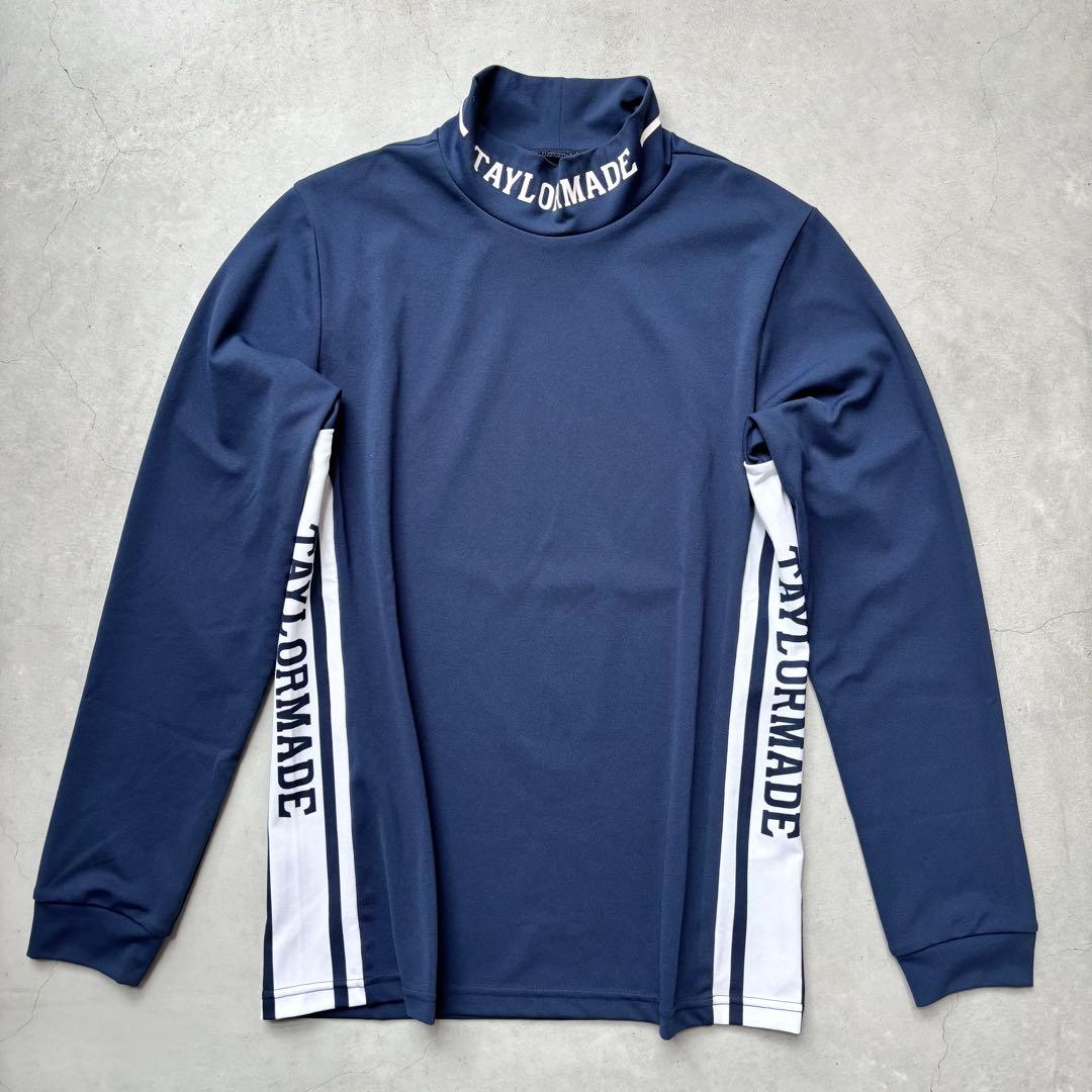 【極美品】TaylorMade クラブTM ストレッチ長袖モックネックシャツ L