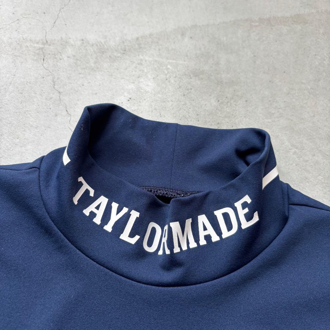 【極美品】TaylorMade クラブTM ストレッチ長袖モックネックシャツ L