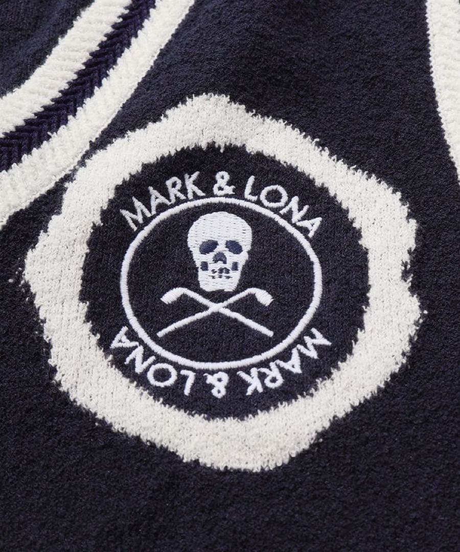 SALE！MARK & LONA ネイビー Vネックベスト 36