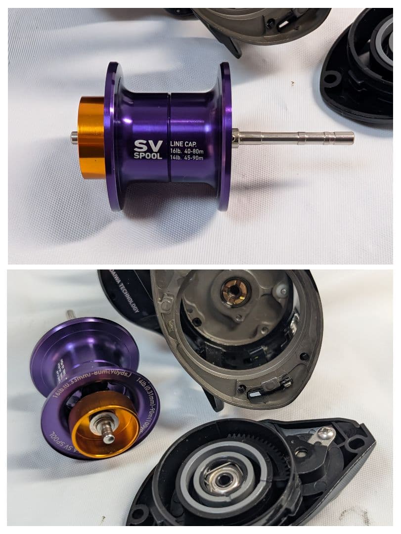 ハンドル無し　ダイワ 管400HF タトゥーラ SV TW8.1 右巻