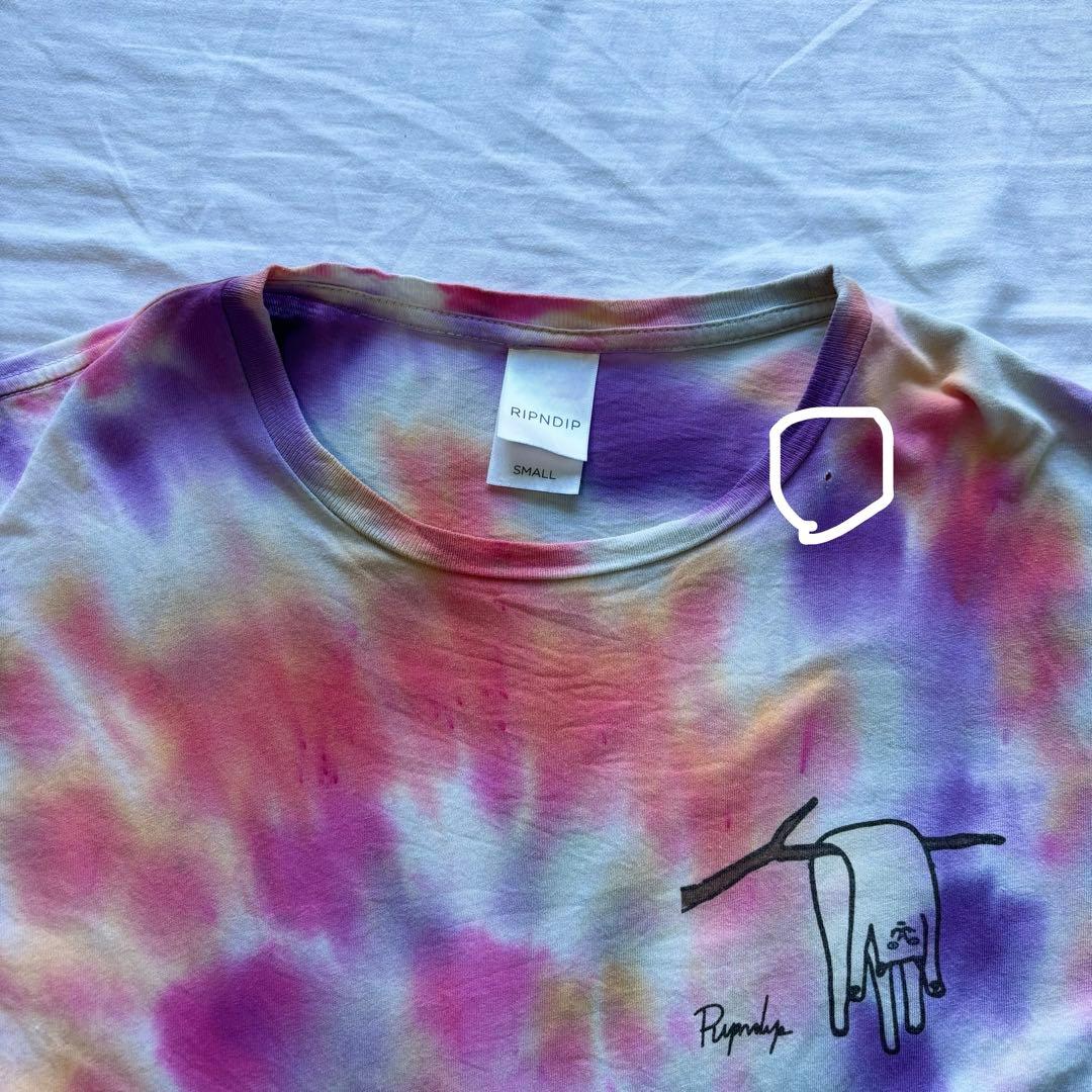 【レア】RIPNDIP タイダイ柄 Tシャツ S ストリート