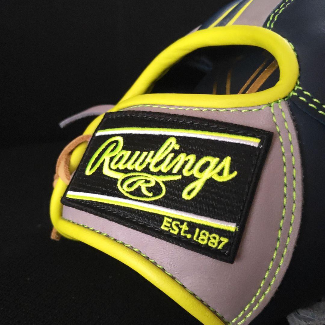 カトウノ様　美品　Rawlings Hyper tech グローブ ネイビー