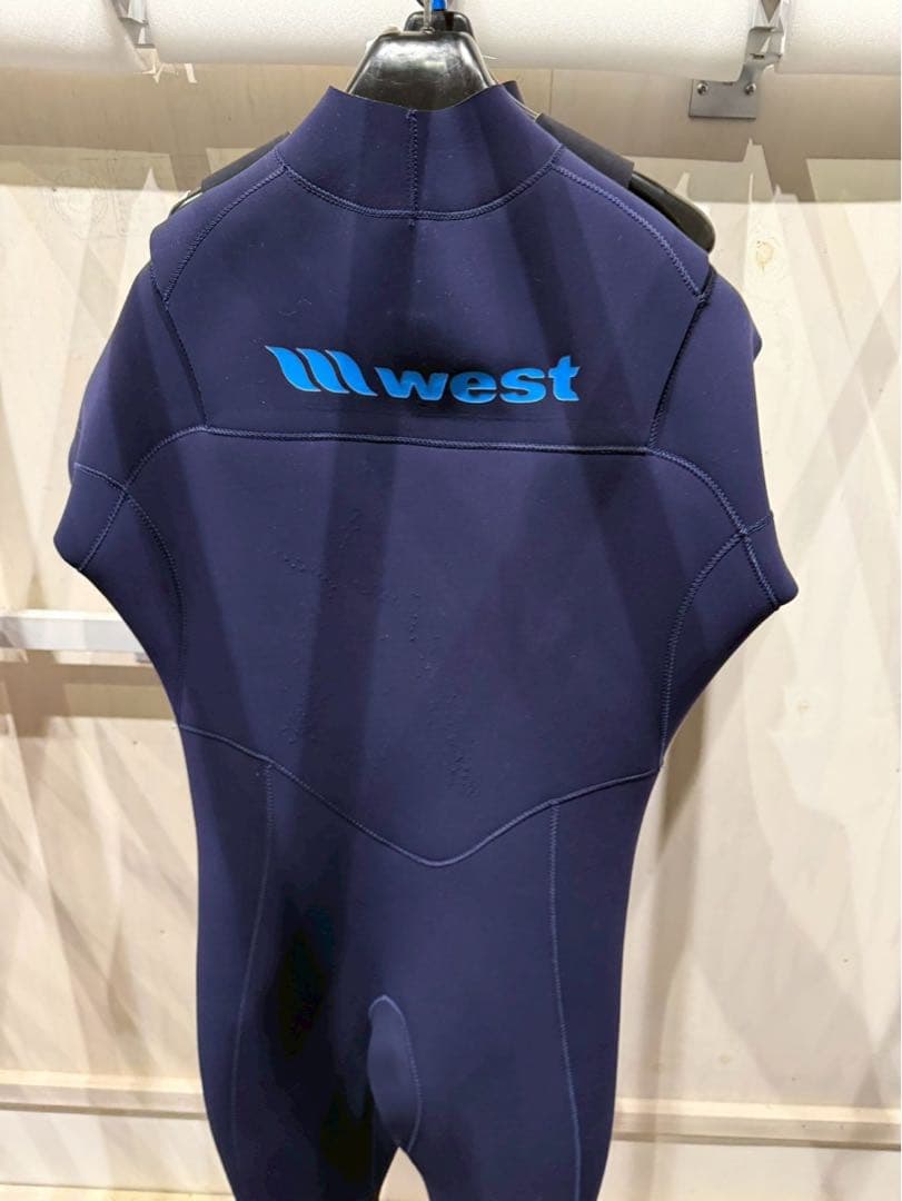 west ネイビー ショートスリーブウェットスーツ