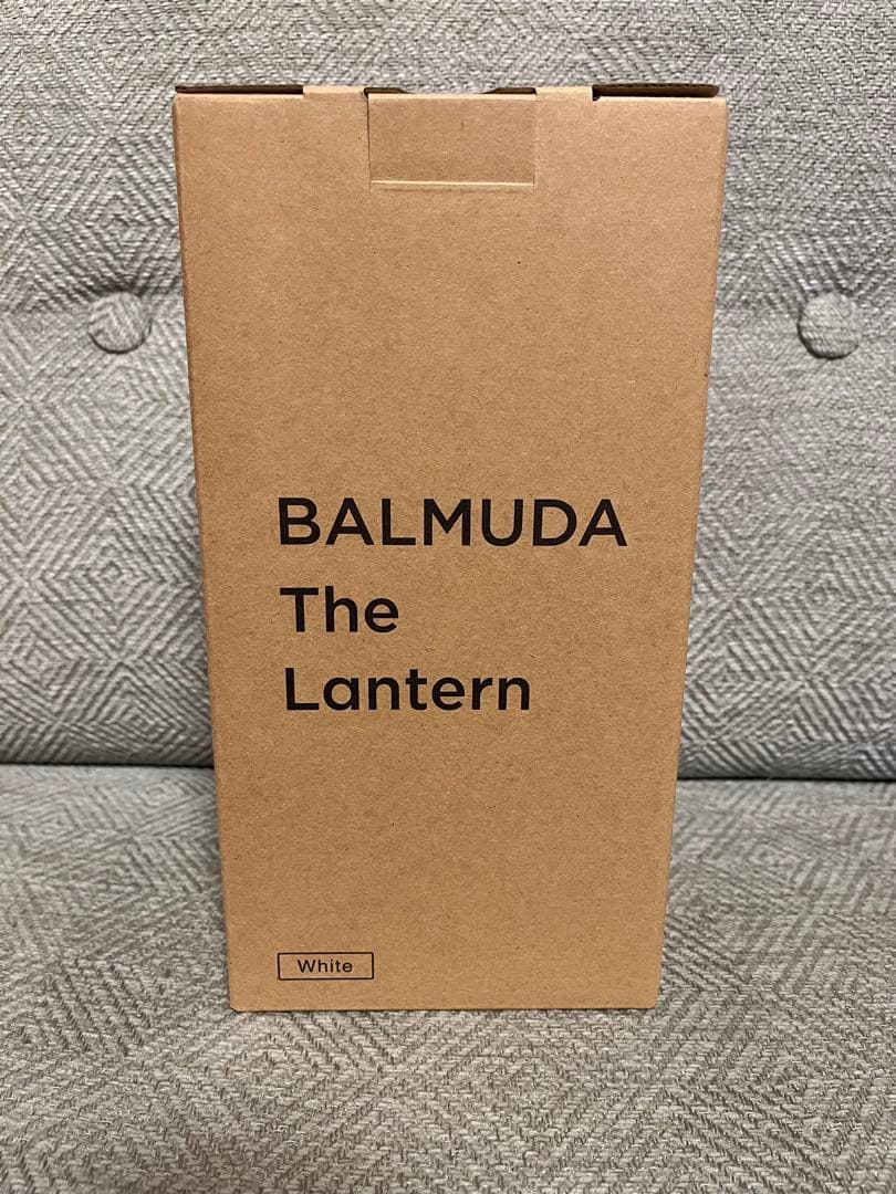 BALMUDA The Lantern 充電器・収納バッグ付き　ホワイト　訳あり