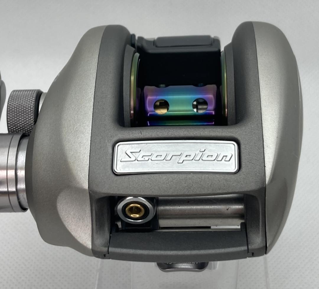 極美品　シマノ　スコーピオン　メタニウムXT　銀メタ