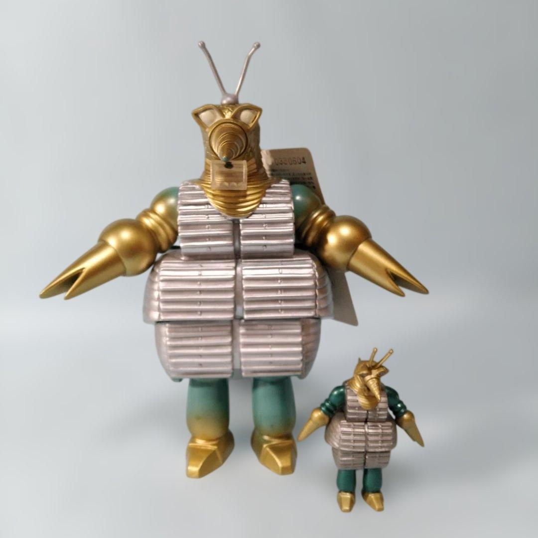 【補修箇所有】「モゲラ （1957）」「HGシリーズ モゲラ」大小２体セット