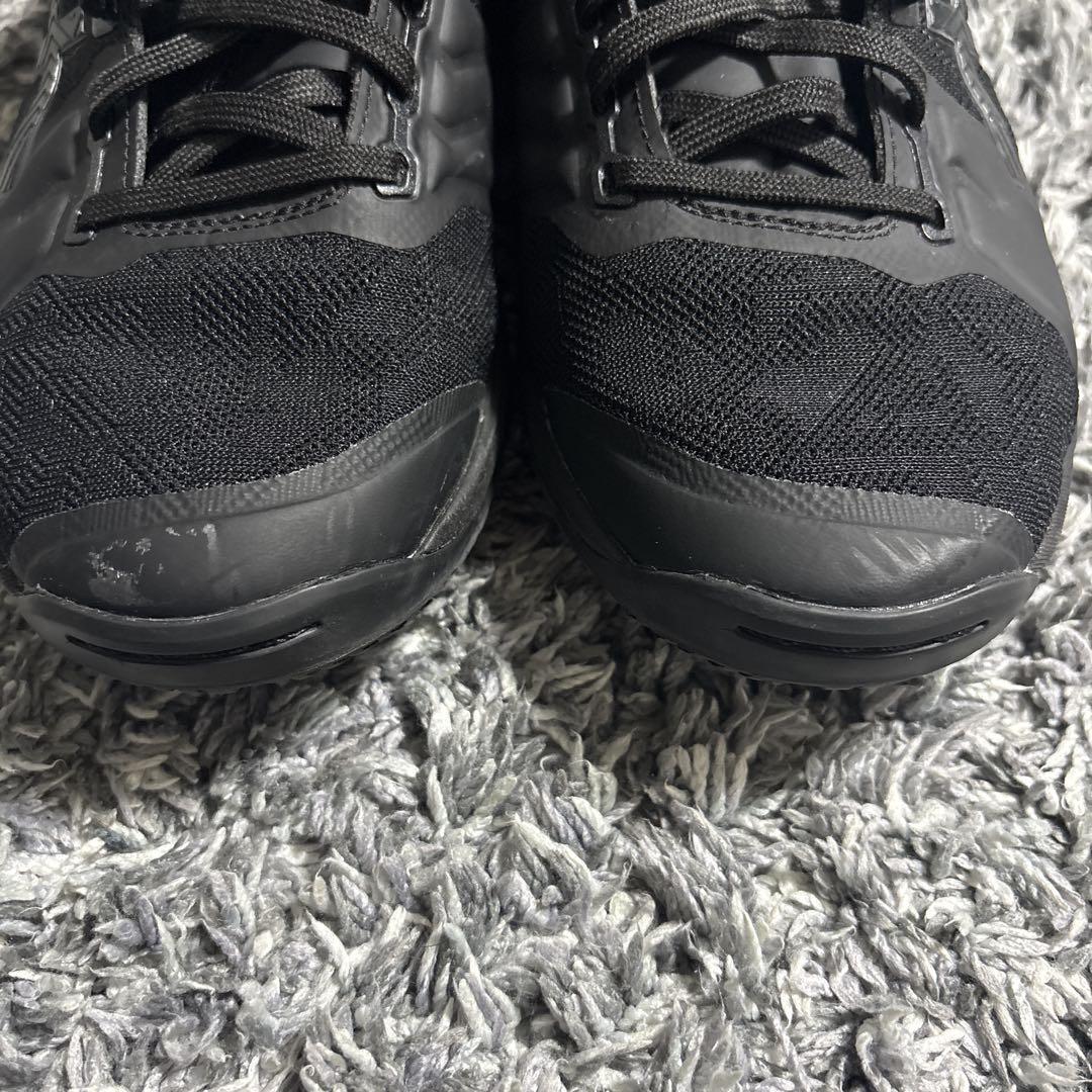 数回使用 ASICS GELBURST 黒 26cm バッシュ ゲルバースト