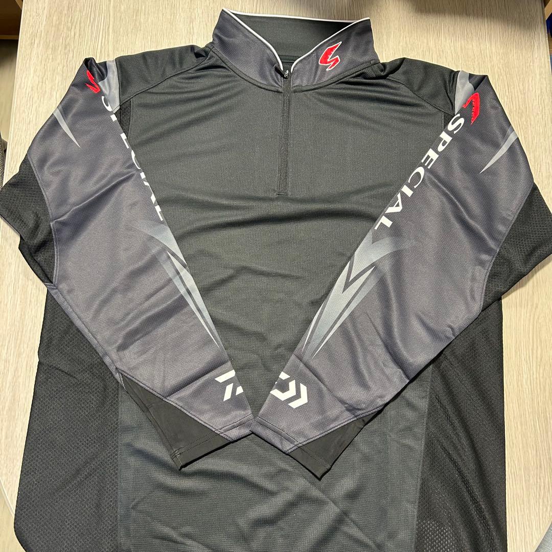 Daiwa SPECIAL 長袖 ジップ Tシャツ 2XL 黒ダイワスペシャル