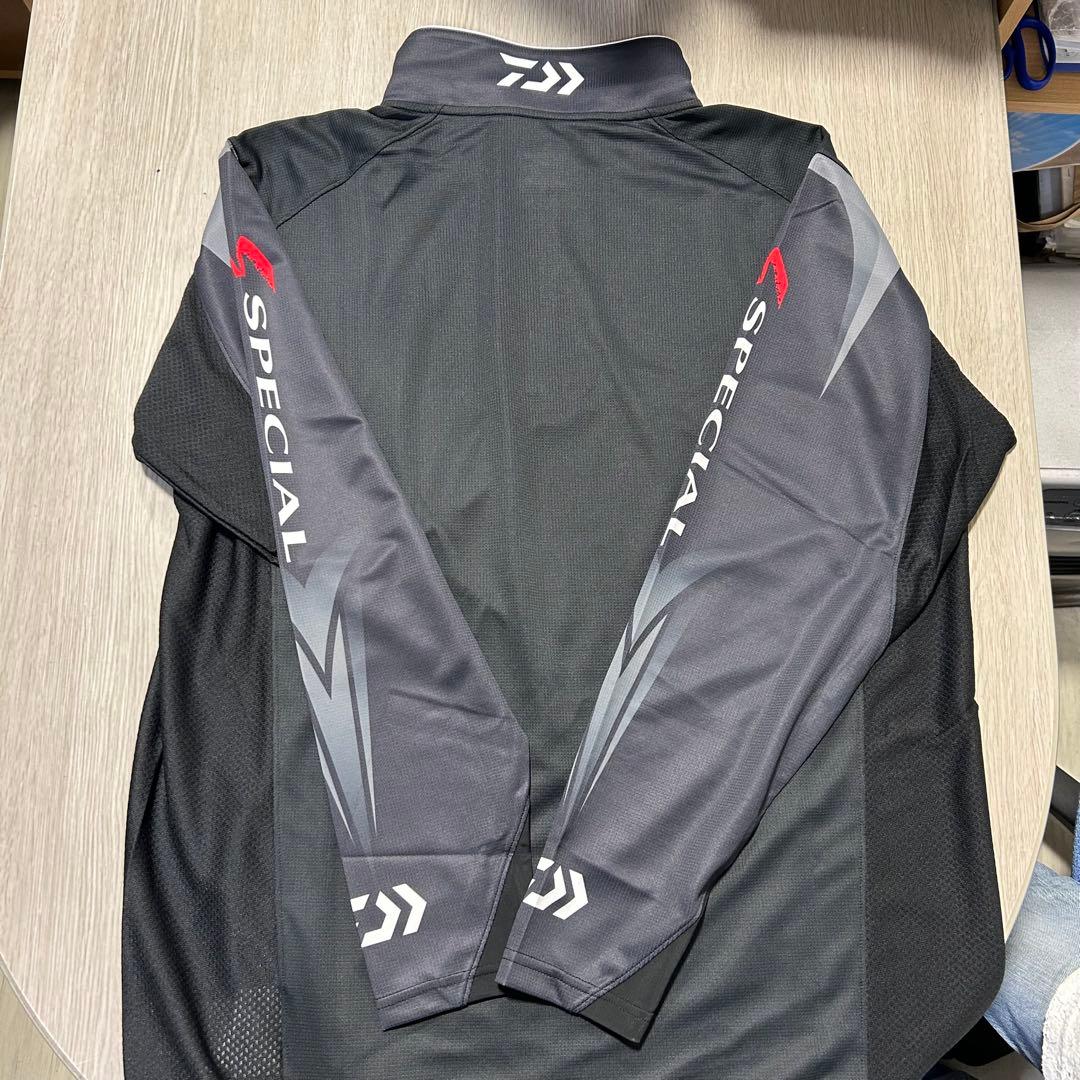 Daiwa SPECIAL 長袖 ジップ Tシャツ 2XL 黒ダイワスペシャル