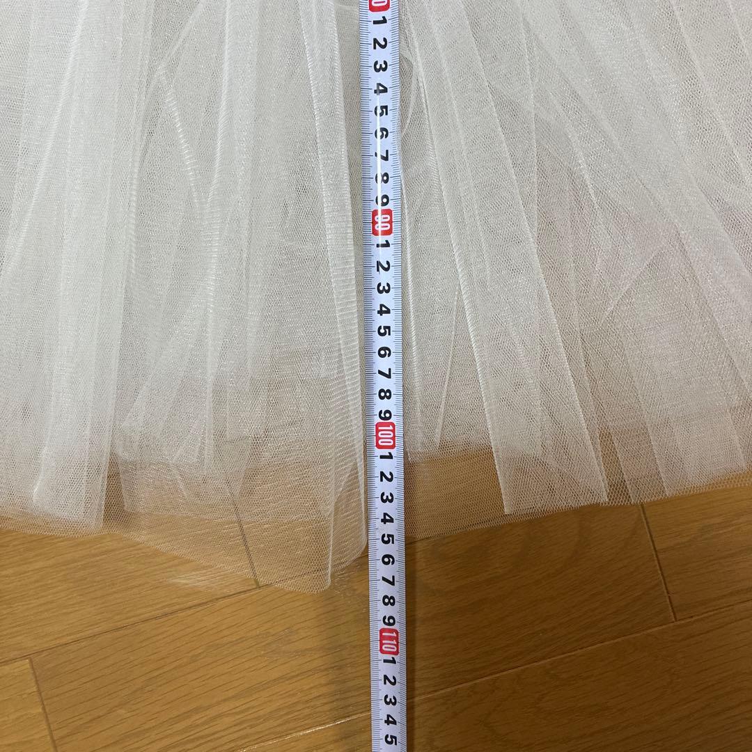 ホワイト チュチュ付きレオタード