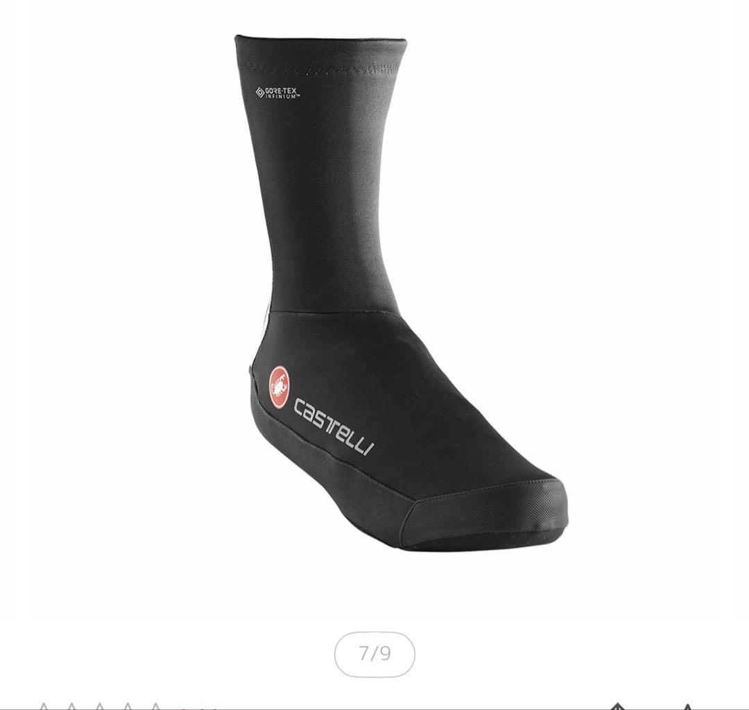 CASTELLI INTENSO UL SHOE COVER Mサイズ　黒