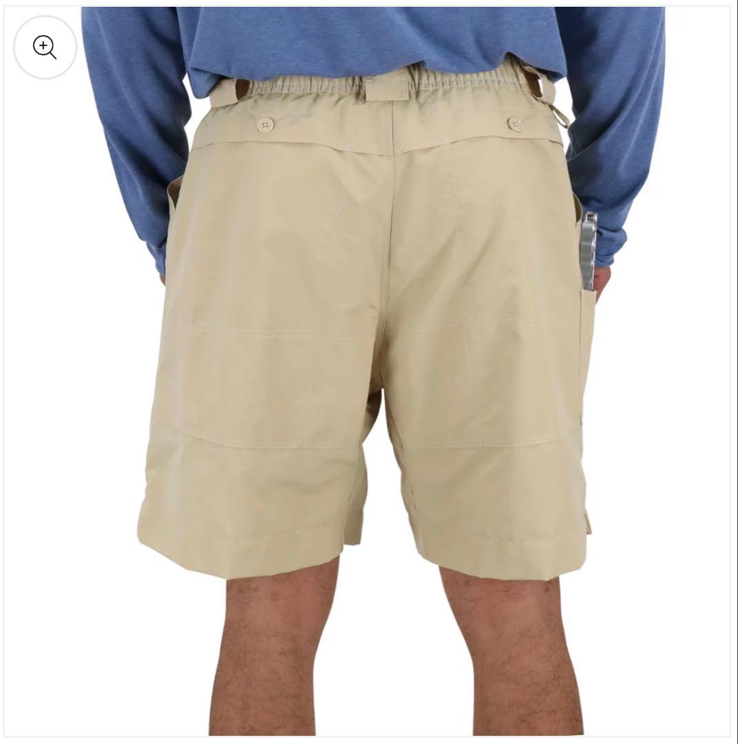 AFTCO Original Fishing Shorts Long M カーキ