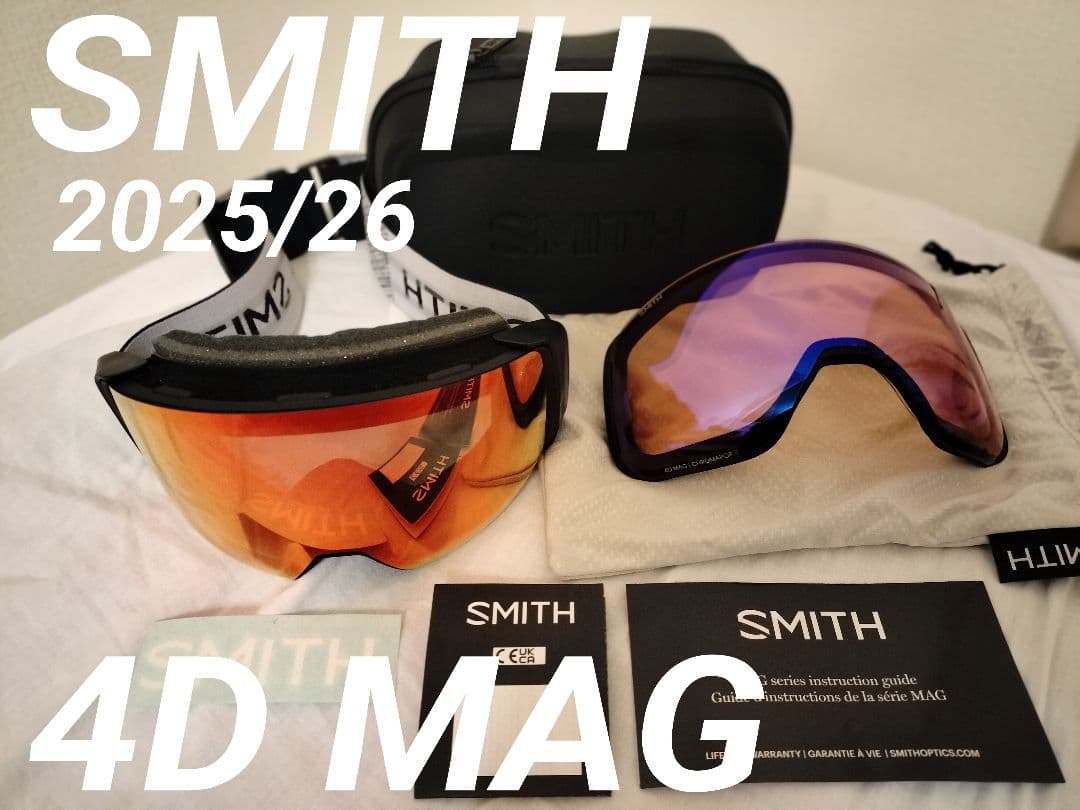 SMITH 4D MAG™ Black ゴーグル