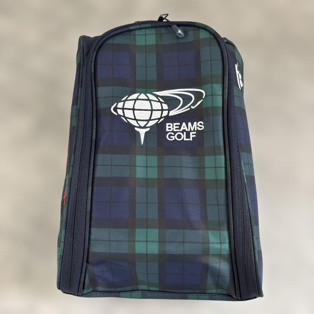 【美品】ビームスゴルフ　シューズケース　BEAMS GOLF