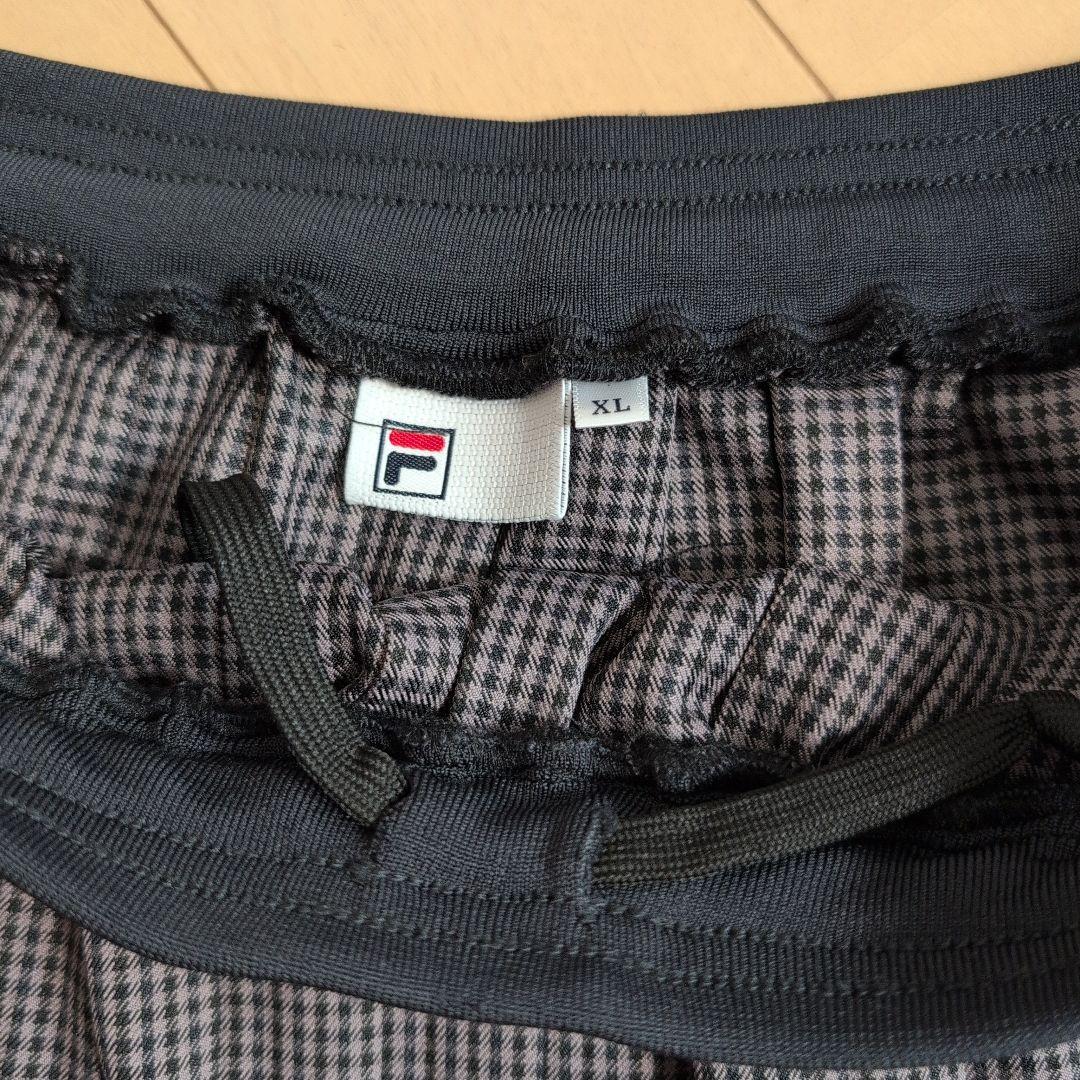 FILA　プリーツスコートチェック柄　XL