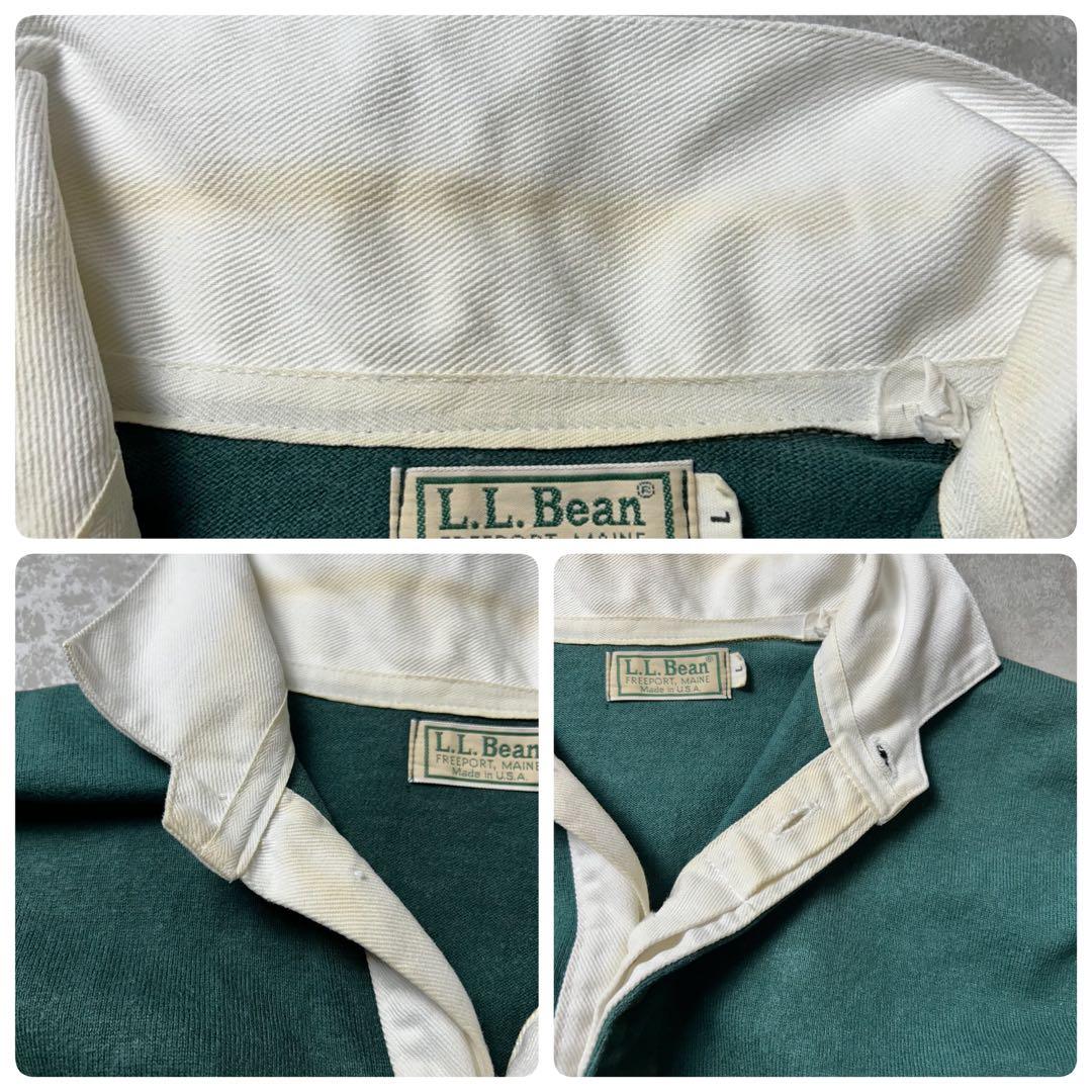 80s USA製 vintage LL Beanラガーシャツ ヴィンテージold
