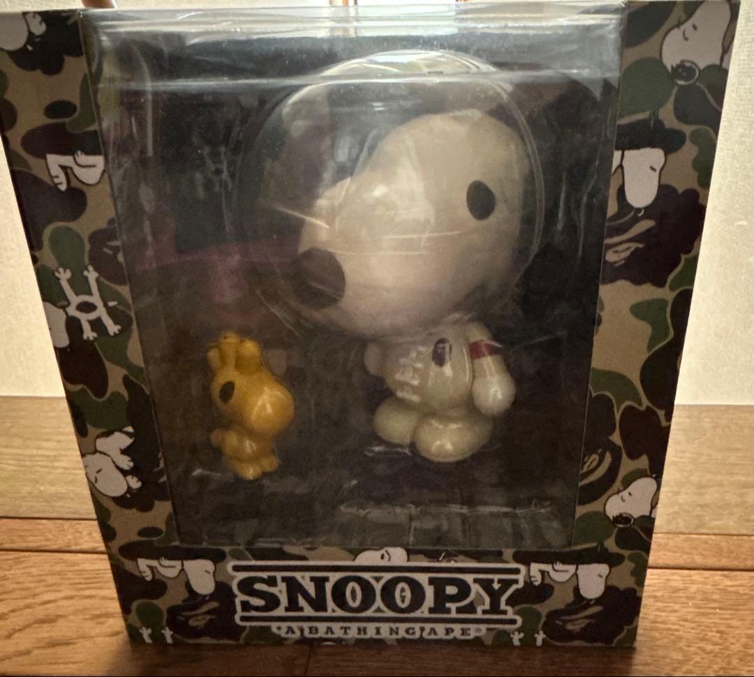 Snoopy A Bathing ape フィギュア メディコムトイ コラボ