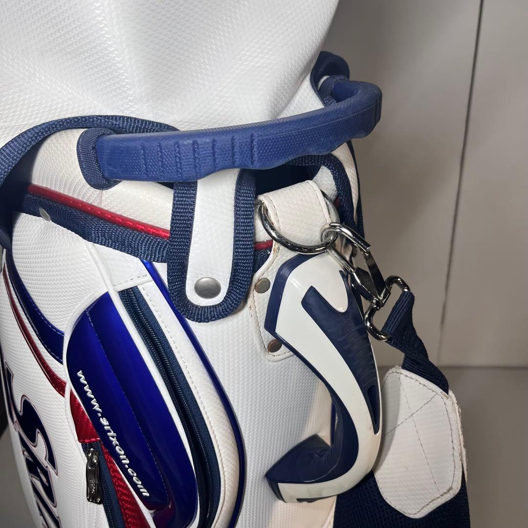 SRIXON スリクソン キャディバッグ ホワイト×ブルー×レッド