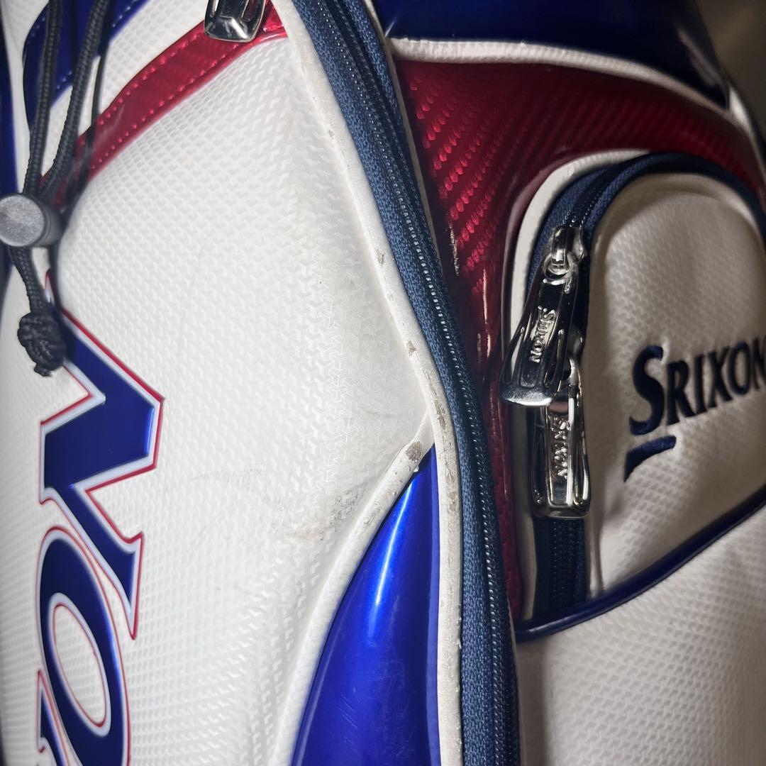 SRIXON スリクソン キャディバッグ ホワイト×ブルー×レッド