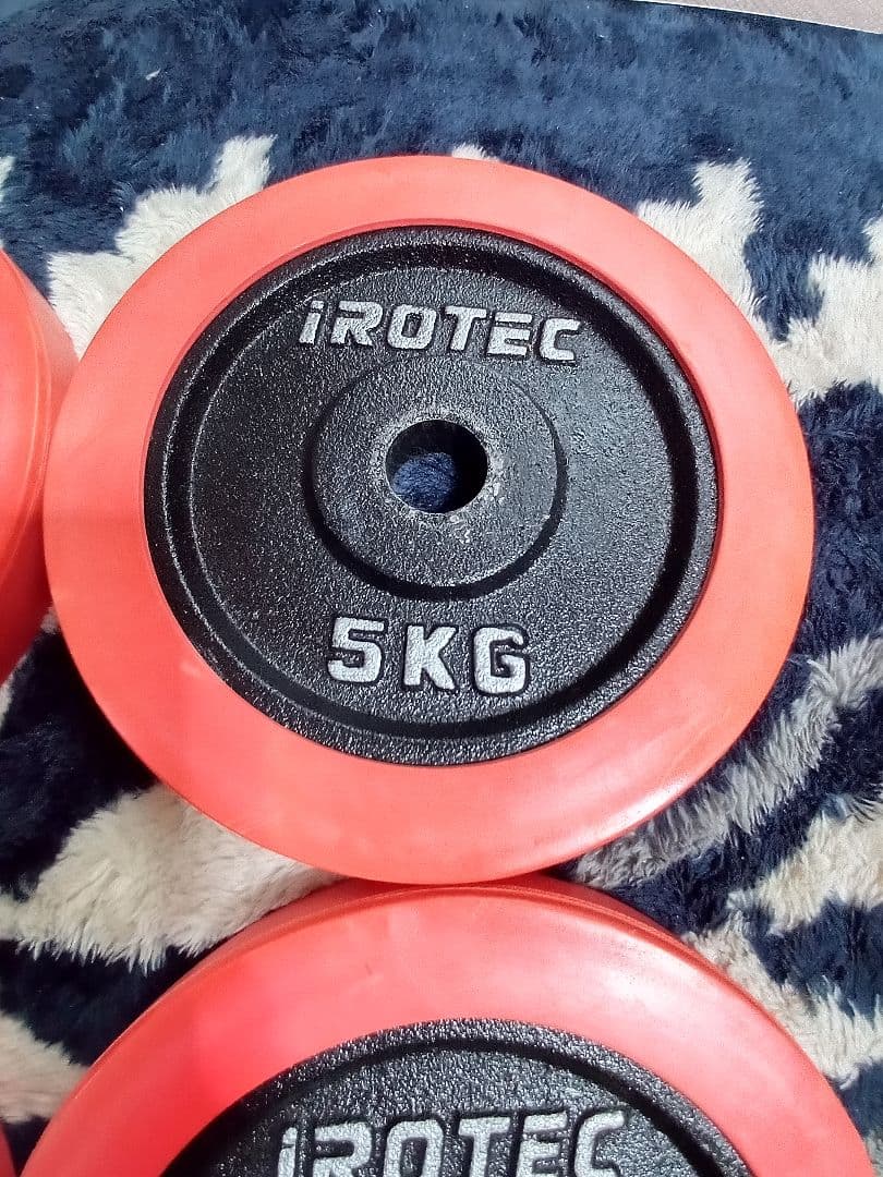 IROTEC アイロテック 5kg 4枚 ダンベルプレート バーベルプレート