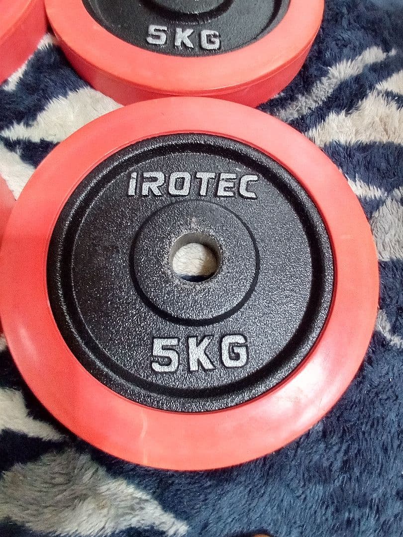 IROTEC アイロテック 5kg 4枚 ダンベルプレート バーベルプレート