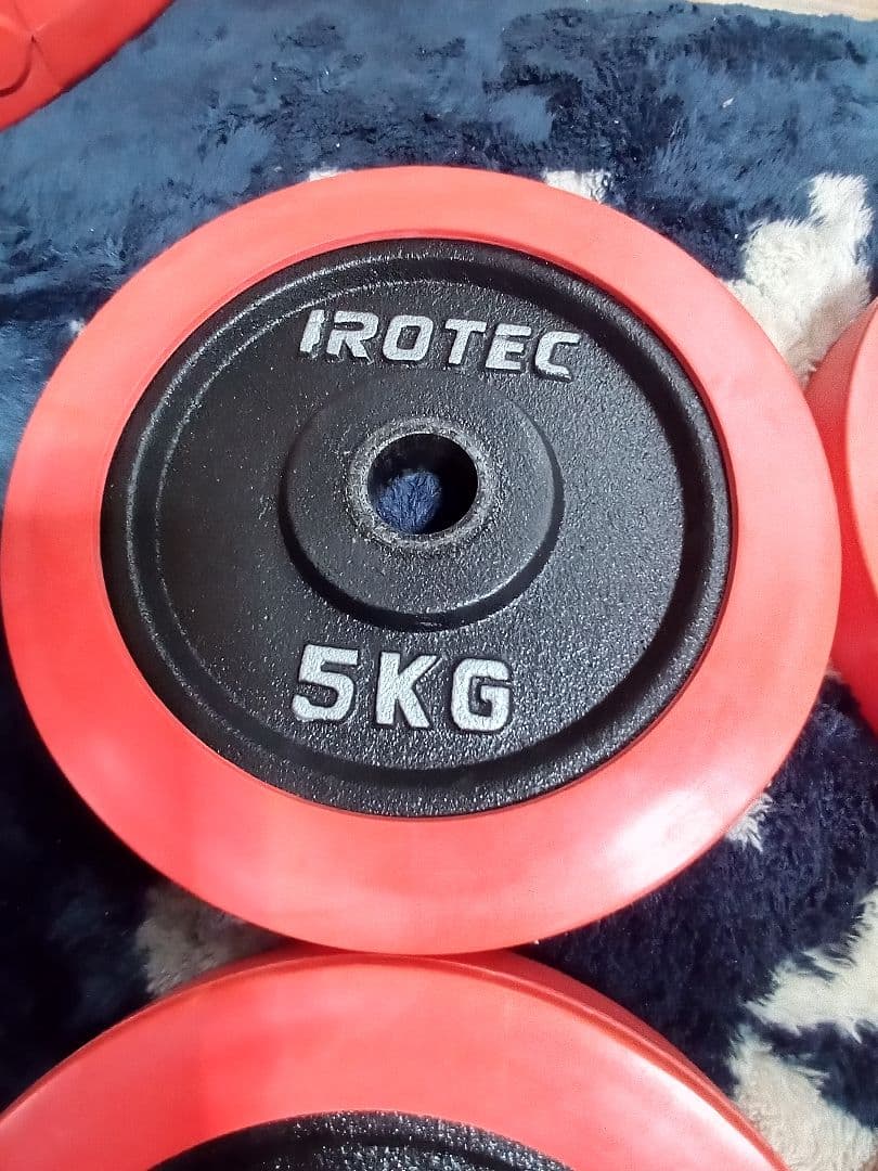 IROTEC アイロテック 5kg 4枚 ダンベルプレート バーベルプレート