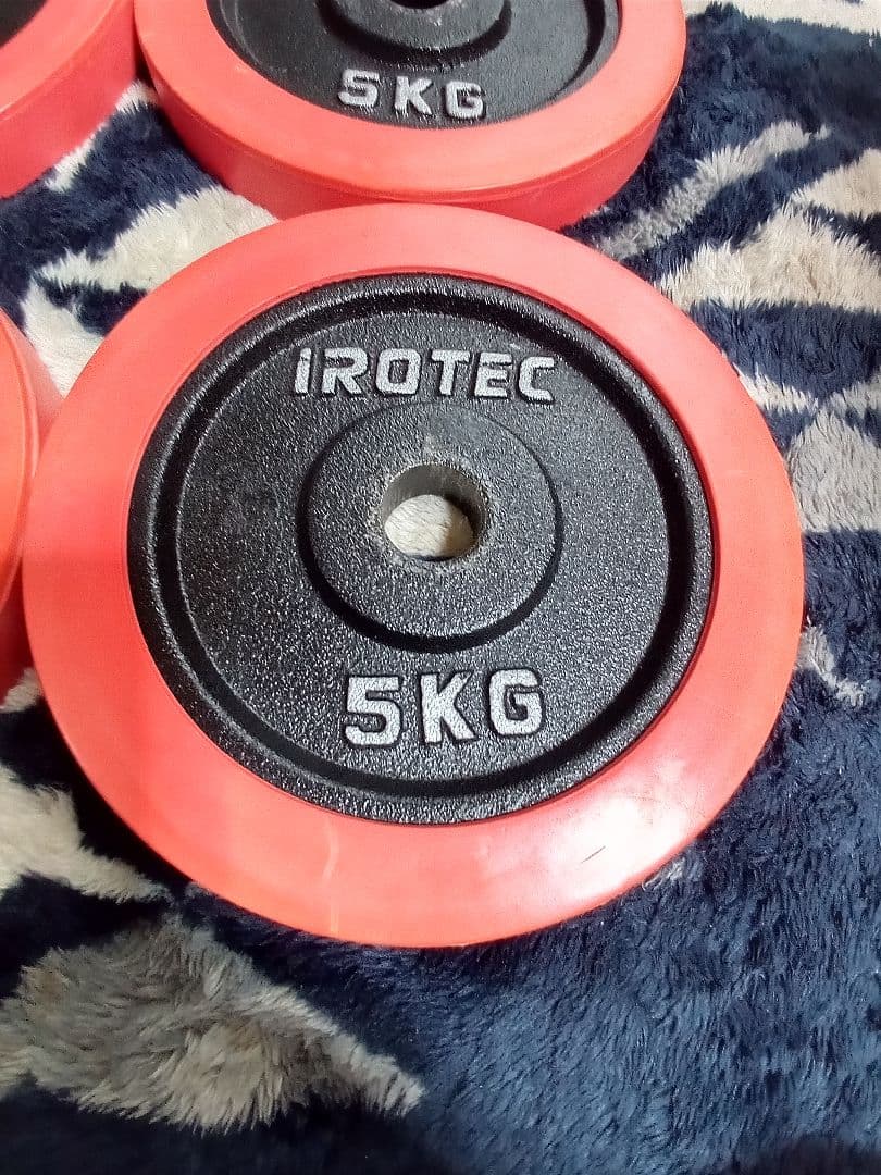 IROTEC アイロテック 5kg 4枚 ダンベルプレート バーベルプレート