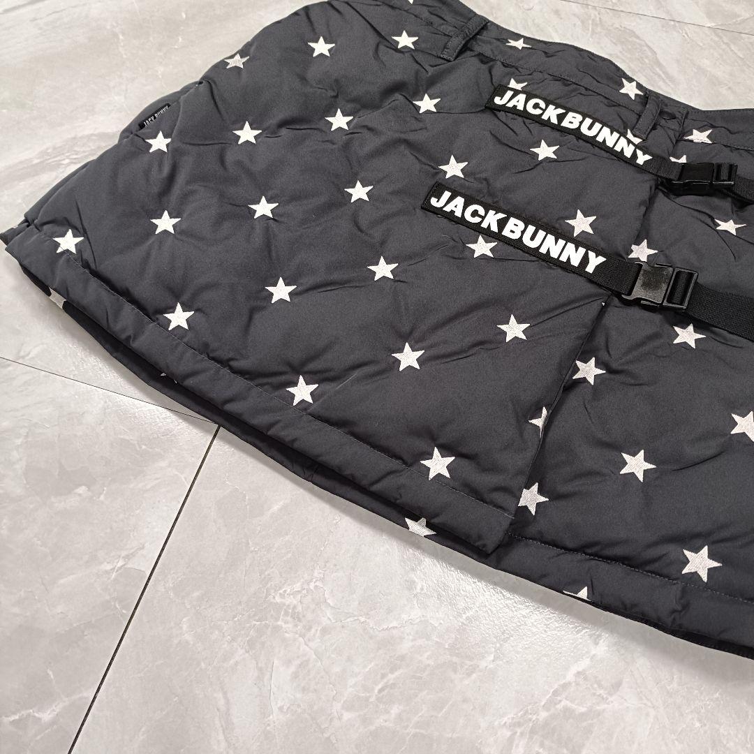 ジャックバニー ダウンスカート 星 サイズ2 L ブラック ラップスカート