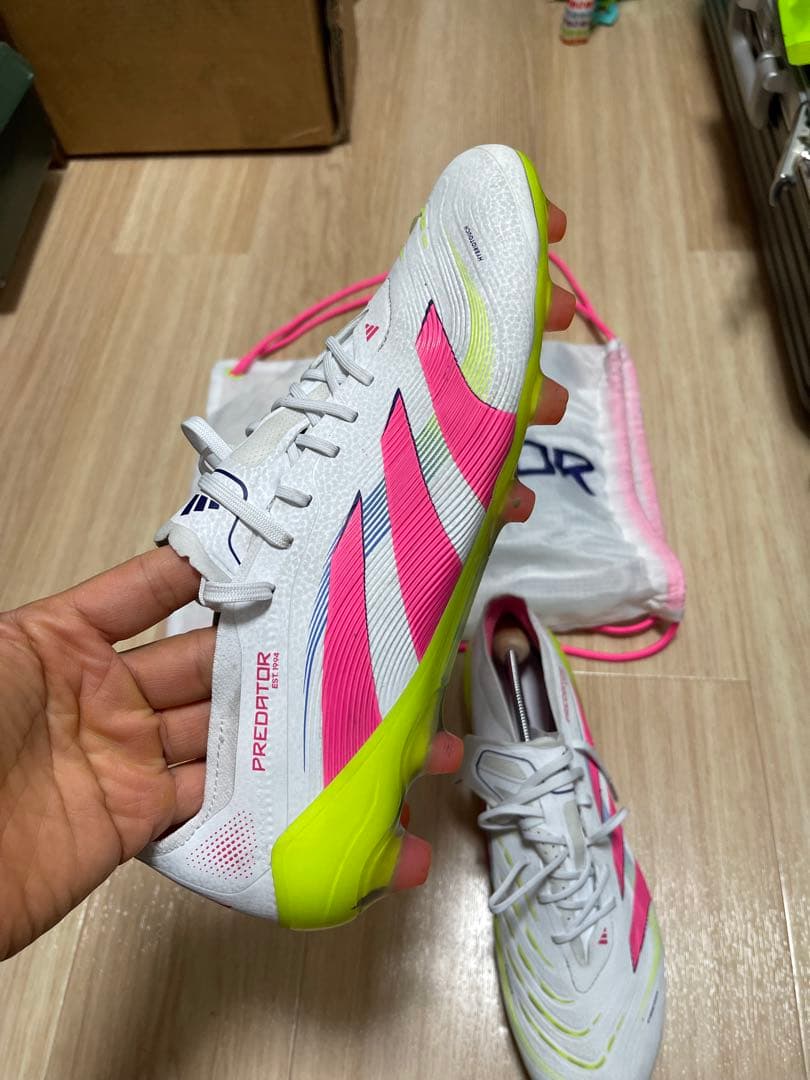 Predator サッカーシューズ US 11 ホワイト/ピンク