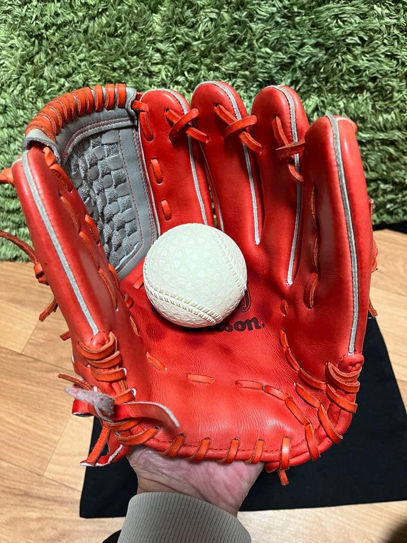 wilson PRO STAFF A2000J 硬式グローブ オレンジ×キャメル