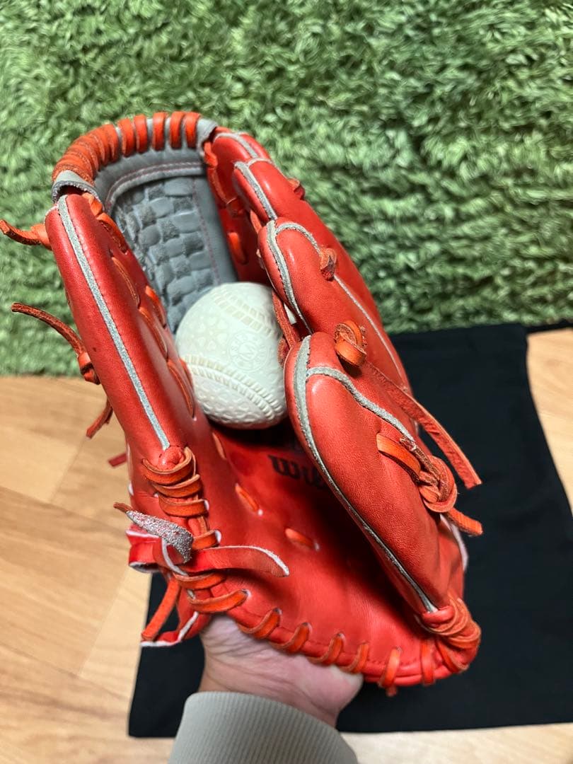 wilson PRO STAFF A2000J 硬式グローブ オレンジ×キャメル