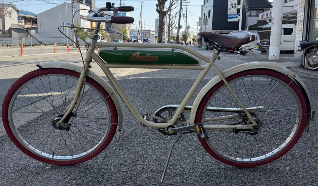 激レア｜丸石自転車 × インディアンモーターサイクル コラボモデル　引き取り限定