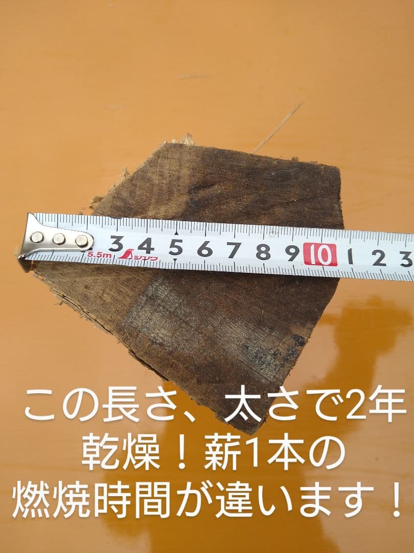 ２年乾燥薪 楢100% 100kg