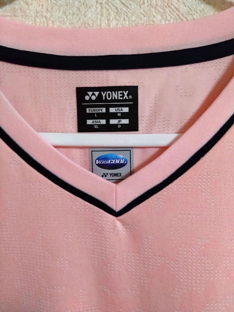 YONEXヨネックス ピンク系ゲームウェア希少サイズO