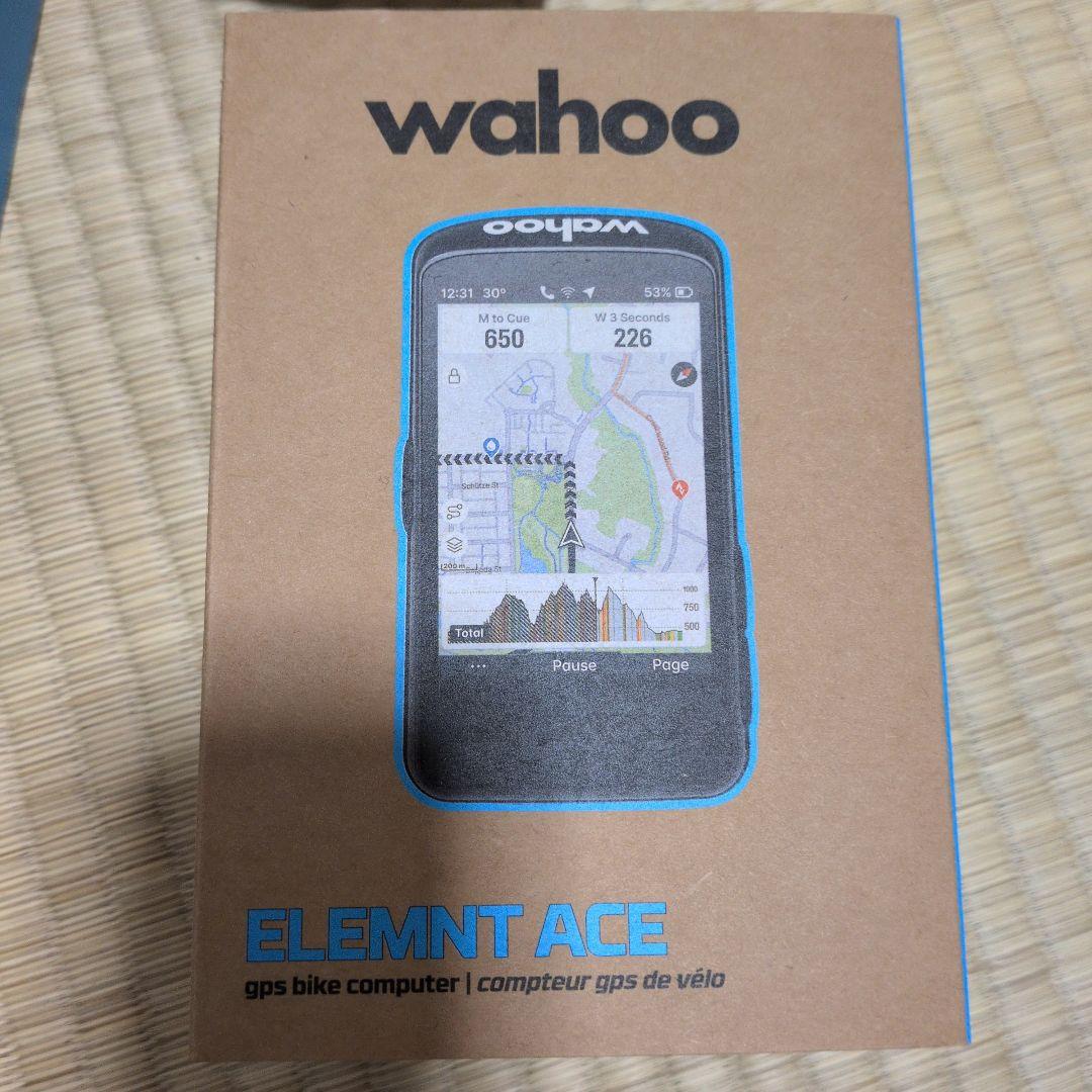 Wahoo ELEMNT ACE サイクルコンピューター ほぼ新品保護フィルム付