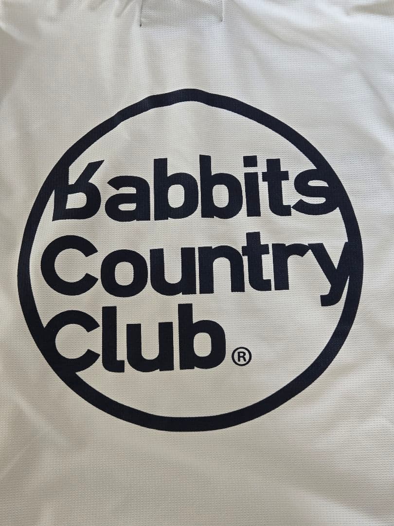 【ＦＲ２】Rabbits Country Club 長袖ポロシャツ ホワイト
