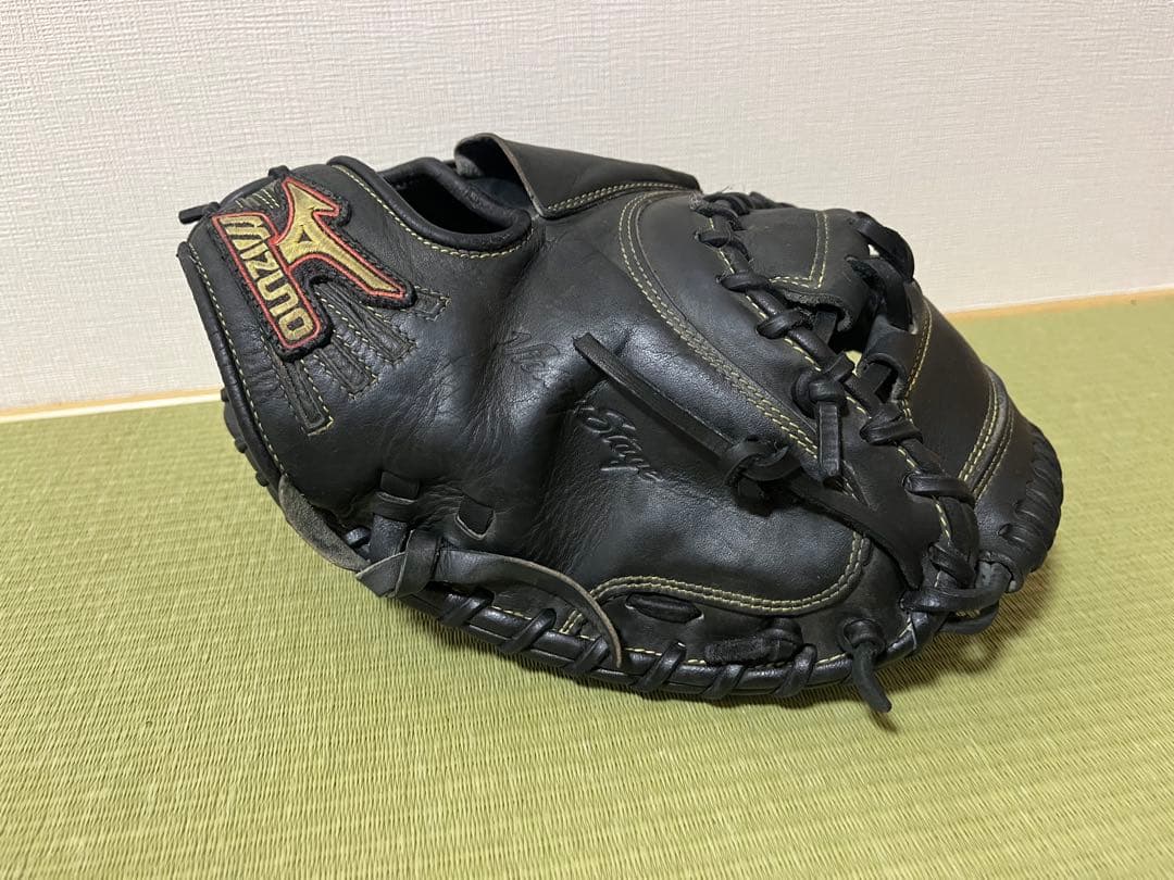 美品　ミズノ ビクトリーステージ少年軟式キャッチャーミットダイヤモンドマスター