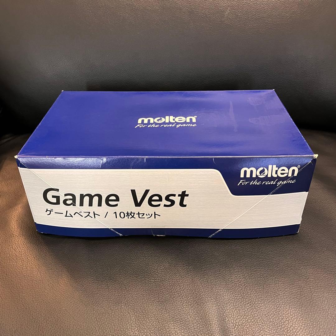 【新品未使用】molten モルテン ゲームベスト ビブス 蛍光イエロー 10枚