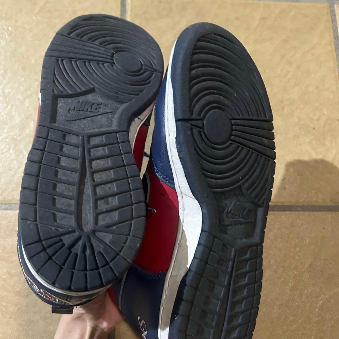 Supreme Nike SB Dunk High QS Red ナイキ ダンク