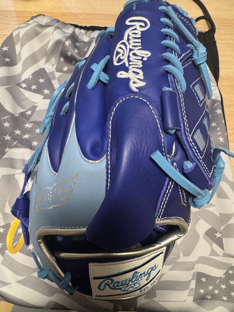 Rawlings Hypertech グローブ 青水色