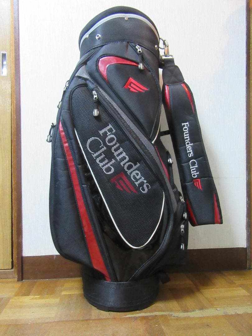 ★ファンダース★Founders Club★ゴルフ.バック★黒★フードなし★
